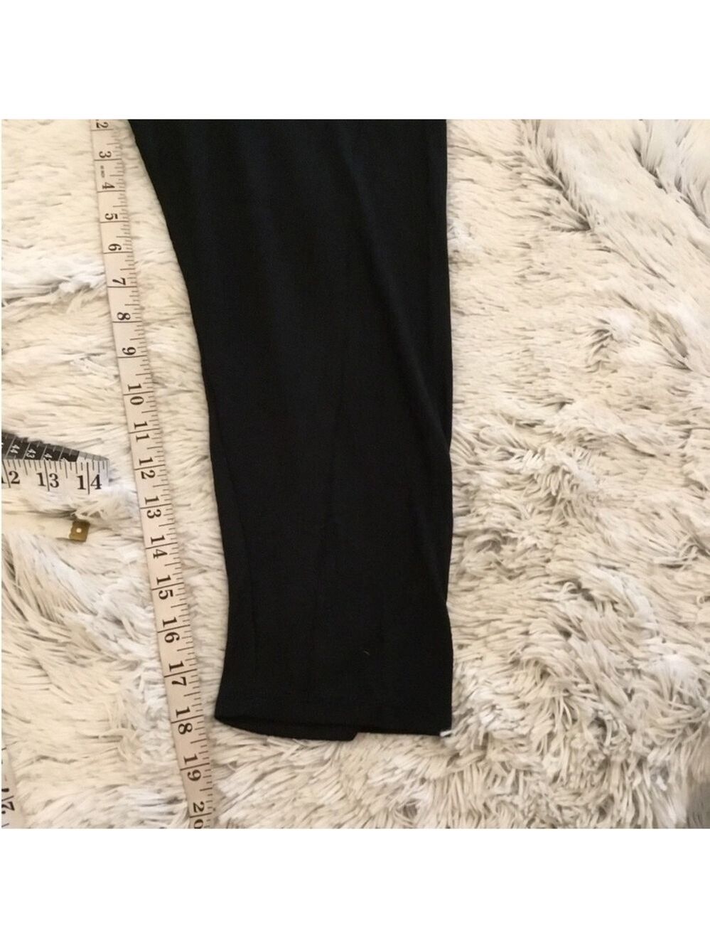 LANE Bryant Illusion Collection Woman’s  size 30/32 black long sleeve tee - Picture 11 of 12